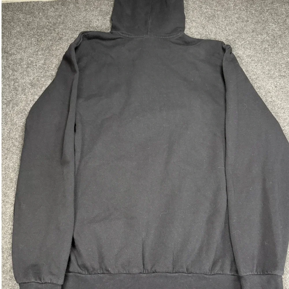 Adidas Mens Black Hoodie Sweatshirt‎ Pullover Athleisure Casual XL 4XO